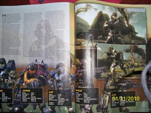 Новости - Game Informer (February 2010) - Halo Reach (фото журнала)